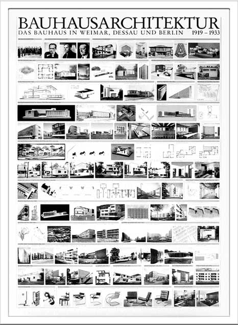 アートフレーム Bauhaus Architektur 1919-1933(バウハウス)/インテリア 額入り 額装込 風景画 油絵 ポスター アート アートパネル リビング 玄関 プレゼント モダン アートフレーム 飾る 3Lサイズ おしゃれ 壁掛け 絵