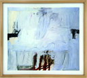 抽象画 北欧 スカンジナビアアート 4つの赤い死と青/額入り 額装込 風景画 絵画 アート リビング 玄関 トイレ インテリア かわいい 壁飾り 癒やし プレゼ...