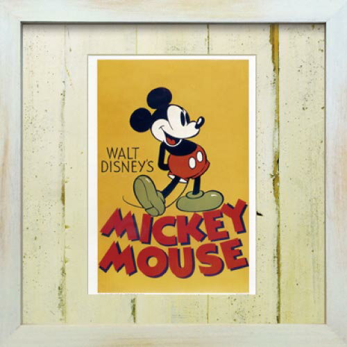 アートフレーム ビンテージ ディズニー ミッキーマウス1ゆうパケット /額入り 額装込 風景画 絵画 絵 壁掛け アート リビング 玄関 トイレ インテリア かわいい 壁飾り 癒やし プレゼント ギフト アートパネル ポスター アートフレーム おしゃれ 飾る Sサイズのサムネイル