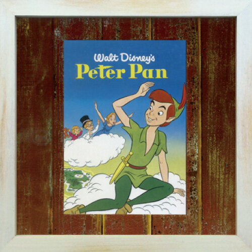 Disneyフレーム ゆうパケット ビンテージ ディズニー シリーズ Peter Pan ピーターパン/インテリア 壁掛け おしゃれ 飾る 額入り 油絵 ポスター アート 印象派 直筆 ビーチ アートパネル リビング 玄関 プレゼント フック 民家 花 アートフレーム おしゃれ 飾る Sサイズのサムネイル
