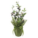 光触媒観葉植物 ブルーベリー 〔テーブルタイプ〕 インテリア フェイクグリーン おしゃれ アートグリーン 緑 リビング 鉢植え プレゼント ギフト 玄関 キッチ...