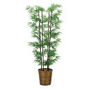 【スーパーSALE10%OFF】光触媒観葉植物 黒竹1.6(幹:天然黒竹) 〔フロアタイプ(ハイサイズ)〕 フェイクグリーン 人工 観葉植物 インテリア 和風 ...
