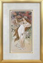 最大100%ポイントバック!限定抽選 絵画 名画 アルフォンス ミュシャ Spring(春) インテリア 玄関 プレゼント 飾る M おしゃれ 壁掛け 絵
