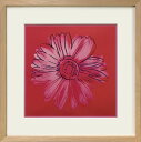 絵画 名画 アンディ・ウォーホル Daisy, c.1982 (デイジー) 深紅 ピンク インテリア 玄関 プレゼント 飾る L おしゃれ 壁掛け 絵