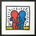 絵画 名画 キースヘリング Untitled, 1987(無題1987) インテリア 玄関 プレゼント 飾る L おしゃれ 壁掛け 絵