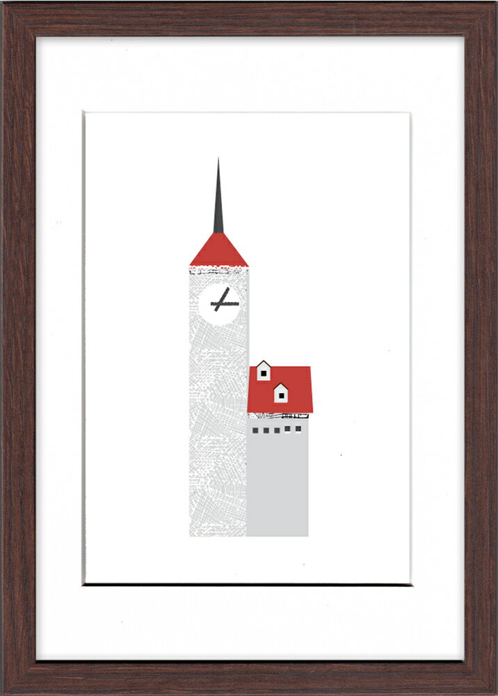 【スーパーSALE10%OFF】絵画 ヨーロッパの家 壁飾り 抽象画 プレゼント 飾る アート S おしゃれ 壁掛け 絵