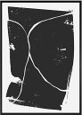 【抽選ポイント100%バック】絵画 墨 抽象画 アート 315x435mm プレゼント 飾る アート おしゃれ 壁掛け 絵