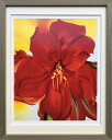 最大100%ポイントバック!限定抽選 絵画 ジョージア・オキー RED AMARYLLIS,1937 レッドアマリリス プレゼント 飾る アート おしゃれ 壁掛...