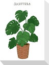 最大100%ポイントバック!限定抽選 絵画 ホームプランツ 家庭用植物 ミニ パネル モンステラ プレゼント 飾る アート おしゃれ 壁掛け 絵