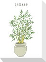 最大100%ポイントバック!限定抽選 絵画 ホームプランツ 家庭用植物 ミニ パネル BAMBOO バンブー プレゼント 飾る アート おしゃれ 壁掛け 絵
