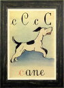 最大100%ポイントバック!限定抽選 絵画 イタリアン・ヴィタージュ・ポスター cane ドッグ プレゼント 飾る アート おしゃれ 壁掛け 絵