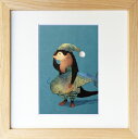 最大100%ポイントバック!限定抽選 絵画 菜生(nao) 200シリーズ カワウソ ねむい プレゼント 飾る アート おしゃれ 壁掛け 絵