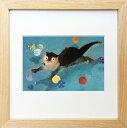 最大100%ポイントバック!限定抽選 絵画 菜生(nao) 200シリーズ カワウソプールあそび プレゼント 飾る アート おしゃれ 壁掛け 絵
