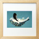 最大100%ポイントバック!限定抽選 絵画 菜生(nao) 200シリーズ ペンギンウトウトオフロ プレゼント 飾る アート おしゃれ 壁掛け 絵