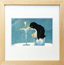 最大100%ポイントバック!限定抽選 絵画 菜生(nao) 200シリーズ ペンギン あぁひんやり プレゼント 飾る アート おしゃれ 壁掛け 絵