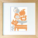 最大100%ポイントバック!限定抽選 絵画 ユウヤ 200シリーズ フルーツを運ぶ猫 プレゼント 飾る アート おしゃれ 壁掛け 絵
