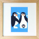 最大100%ポイントバック!限定抽選 絵画 ユウヤ 200シリーズ ペンギン プレゼント 飾る アート おしゃれ 壁掛け 絵
