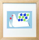 最大100%ポイントバック!限定抽選 絵画 ユウヤ 200シリーズ 模様のある白い鳥 プレゼント 飾る アート おしゃれ 壁掛け 絵
