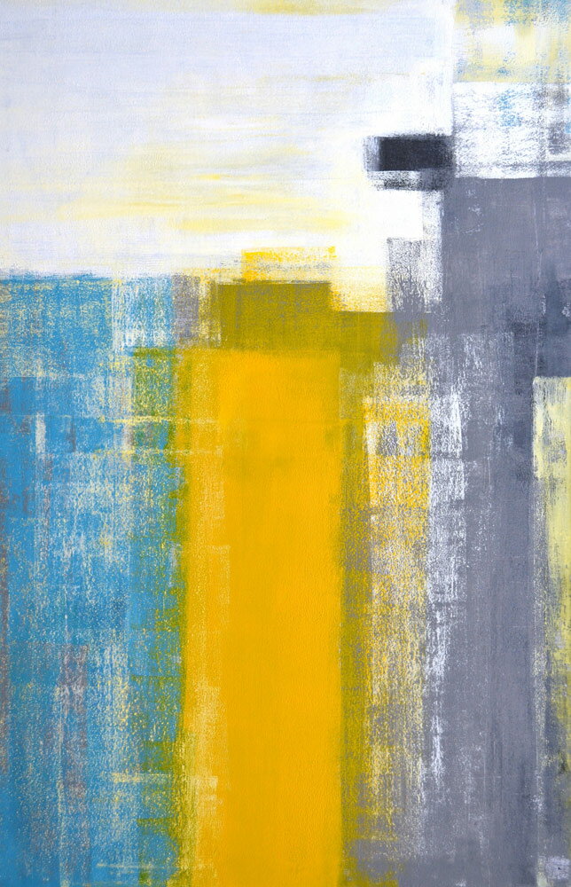 ڳۥȥѥͥ Teal and Yellow Abstract Art Painting/ ɳݤ  Х ӥ  ƥꥢ ץ쥼 ե ݲ ǥ 3L 㤴