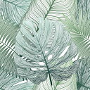 【絵画】アートパネル Seamless pattern tropical leaf palm/壁掛け 飾る キャンバス リビング 玄関 インテリア プレゼント ...