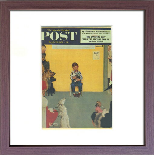 【スーパーSALE10%OFF】【アートフレーム】【ゆうパケット】 ノーマン ロックウェル 31/インテリア 壁掛け 壁飾り 額入り アート リビング 玄関 ト...