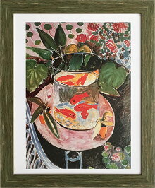 訳あり特価【絵画】マティスGoldfish/478x578x15/LL/