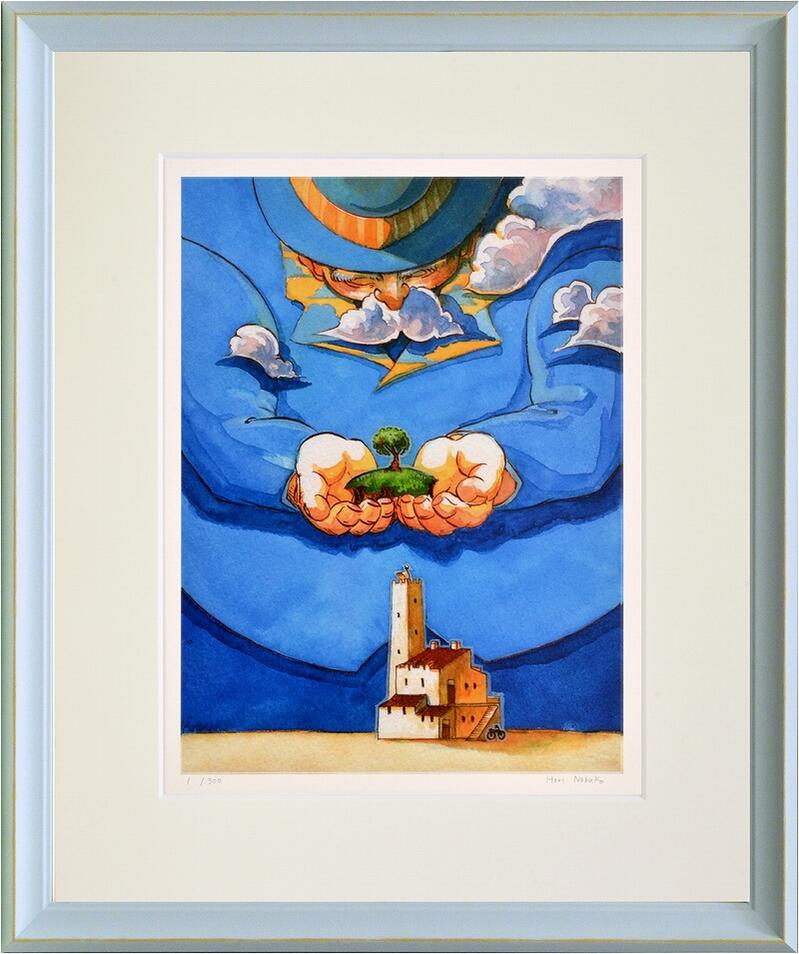 【スーパーSALE10%OFF】絵画 堀 乃布子 ギフト/インテリア 額入り 額装込 風景画 油絵 ポスター アート アートパネル リビング 玄関 プレゼント ...