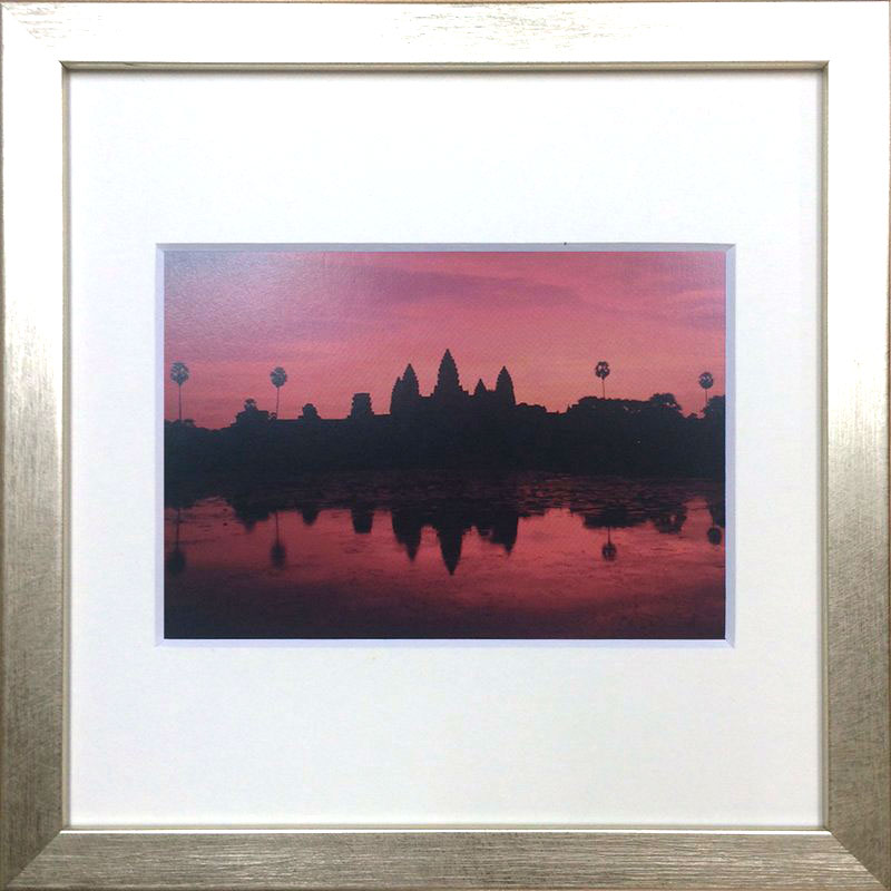 【スーパーSALE10%OFF】アートフレーム ゆうパケット パワースポットアート アンコールワット/インテリア 額入り 額装込 風景画 油絵 ポスター アート...