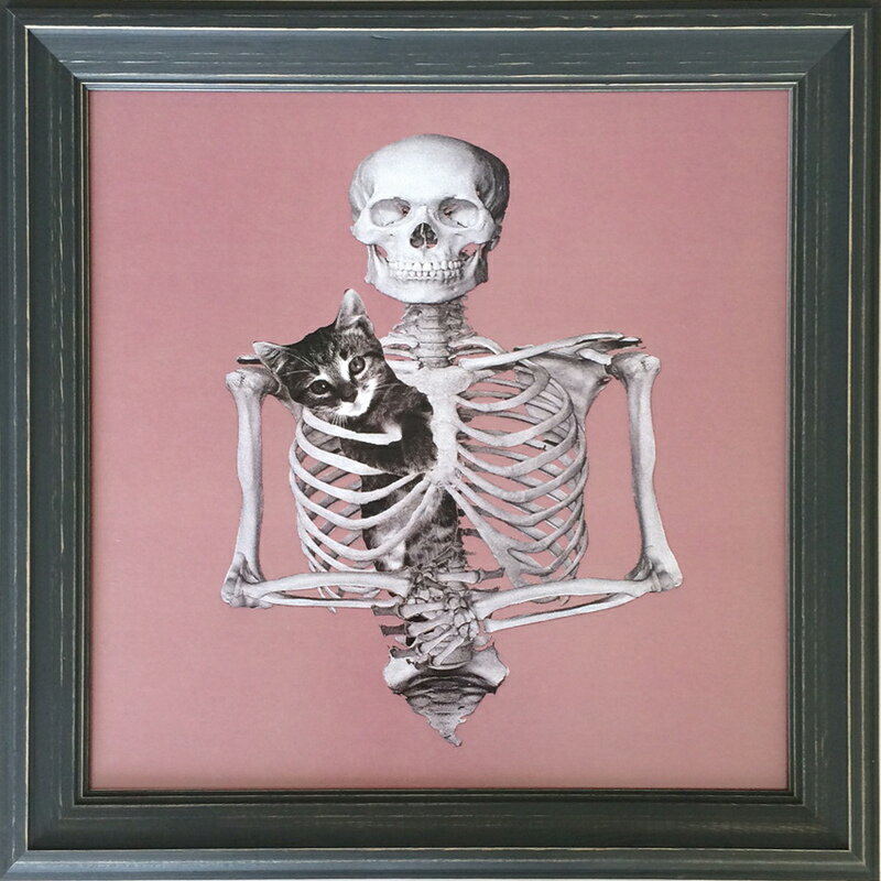 【スーパーSALE10%OFF】アートフレーム Jason Laurits Skeleton/インテリア 額入り 額装込 風景画 油絵 ポスター アート アート...