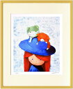 最大100%ポイントバック!限定抽選 絵画 はりたつお いつも一緒〜君といっしょシリーズ〜/額入り 絵画 アート リビング 玄関 トイレ インテリア かわいい ...