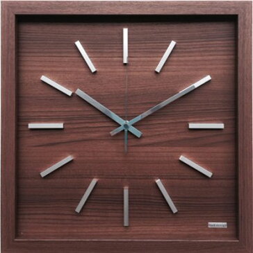 時計 デザイン クロック スクエア 正方形/掛け時計 置き時計 ウォールクロック インテリア 壁掛け 時刻 ギフト プレゼント 新築祝い おしゃれ 飾る かわいい アート Mサイズ 巣ごもり