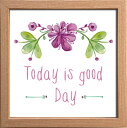 アートフレーム サインフレーム Today is good Day 今日は最高だね ゆうパケット/インテリア 壁掛け 額入り 額装込 風景画 油絵 ポスター ア...