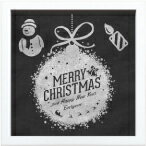 【スーパーSALE10%OFF】キャンバスフレーム クリスマス コレクション2 ゆうパケット/インテリア 額入り 額装込 風景画 油絵 ポスター アート アート...