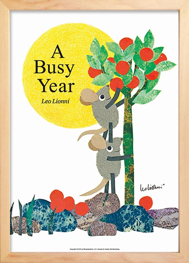 【スーパーSALE10%OFF】アートフレーム レオ・レオニ いろいろ1ねん (Leo Lionni A Busy Year)/額入り 絵画 アート リビング ...