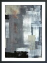 絵画 抽象画 グレー アンド グリーン アブストラクト アート ペイント/額入り 絵画 絵 壁掛け アート リビング 玄関 トイレ インテリア かわいい 壁飾り...
