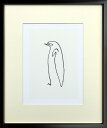 名画アートフレーム ペンギン(Le pingouin) パブロ・ピカソ(Pablo Picasso) シルクスクリーン/額入り 絵画 アート リビング 玄関 ト...