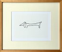 【スーパーSALE10%OFF】名画アートフレーム 犬(Le chien) パブロ・ピカソ(Pablo Picasso)/額入り 絵画 アート リビング 玄関 ...