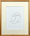 【スーパーSALE10%OFF】名画アートフレーム フクロウ(Le hibou) パブロ・ピカソ(Pablo Picasso)/額入り 絵画 アート リビング ...