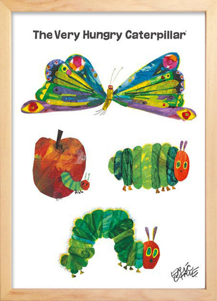 【スーパーSALE10%OFF】絵画 バタフライ(Butterfly) エリック・カール(Eric Carle)/額入り 絵画 アート リビング 玄関 トイレ ...