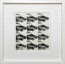 絵画 アンディ・ウォーホル Twelve Cars,1962 壁に飾る インテリア リビング 玄関 廊下 部屋 壁飾り ギフト プレゼント 額付き アートフレー...