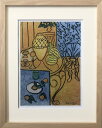 絵画 アンリ・マティス Interior in Yellow and Blue,1946-NA リビング 玄関 廊下 シンプル 壁飾り 額付き アートフレーム ...