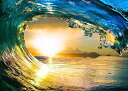 最大100%ポイントバック!限定抽選 絵画 カリーノ キャンバスアート Sunset Wave 700x500mm インテリア リビング 玄関 廊下 部屋 壁飾...