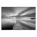 最大100%ポイントバック!限定抽選 絵画 Photography Pier インテリア 壁飾り 桟橋 海 写真 額付き モノクロ アート シンプル リビング ...