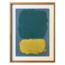 最大100%ポイントバック!限定抽選 絵画 マーク ロスコ 無題, 1968 抽象画 額付 シンプル 抽象画 額付 シンプル フレーム付き アート リビング 玄...