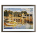 絵画 クロード モネ アルジャントゥイユの橋(L) インテリア ギフト プレゼント 名画 飾る アートフレーム リビング キッチン 店舗 オフィス Lサイズ お...