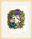 最大100%ポイントバック!限定抽選 絵画 KANNA かわいいクリスマスリース インテリア 壁 に飾る絵 リビング 玄関 ギフト 子ども部屋 かわいい 元気に...