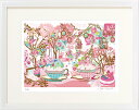 最大100%ポイントバック!限定抽選 絵画 ホラグチ カヨ bouget of roses Pink インテリア 壁 に飾る絵 リビング 玄関 ギフト 子ども部...