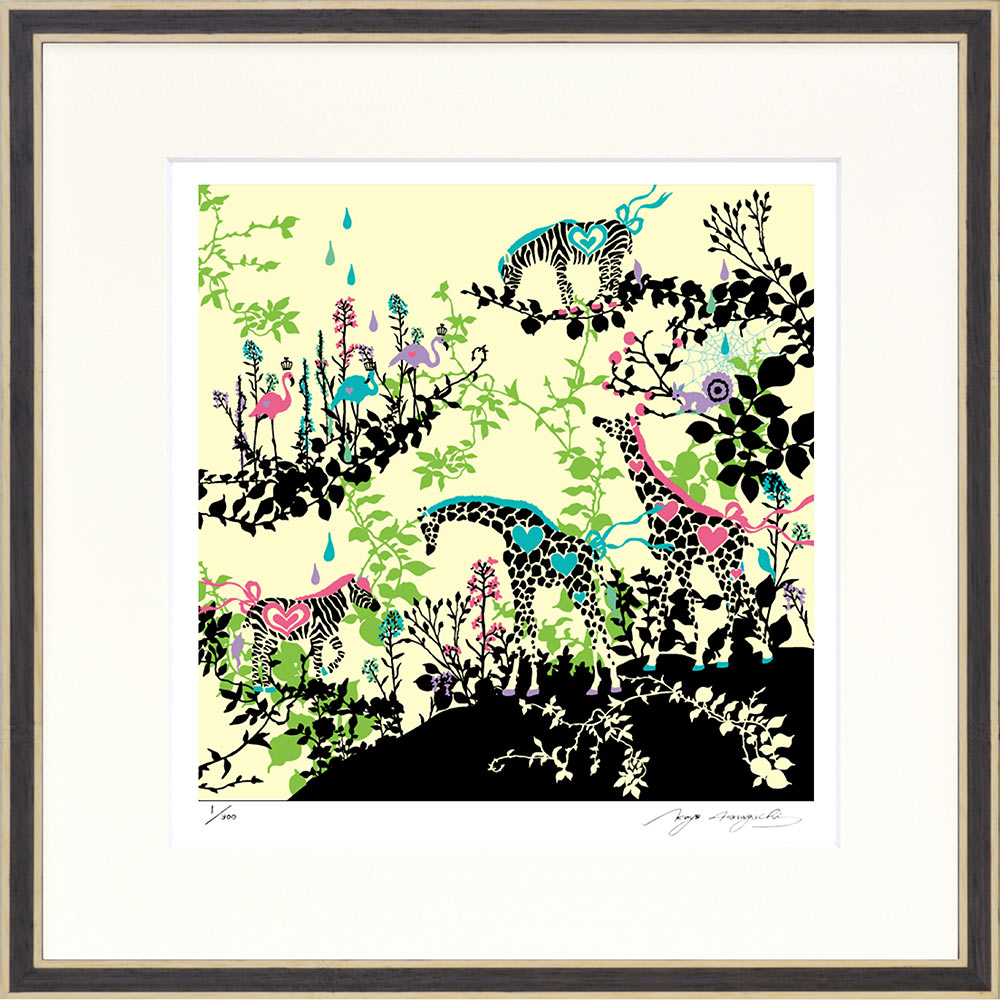 【スーパーSALE10%OFF】絵画 ホラグチ カヨ 静かな1日 インテリア 壁 に飾る絵 リビング 玄関 ギフト 子ども部屋 かわいい 元気になる絵 プレゼン...