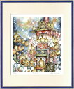 【スーパーSALE10%OFF】絵画 とみなが まい ぎおんまつり インテリア 壁 に飾る絵 リビング 玄関 ギフト 子ども部屋 かわいい 元気になる絵 プレゼ...