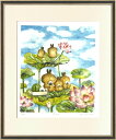 最大100%ポイントバック!限定抽選 絵画 とみなが まい すいれん インテリア 壁 に飾る絵 リビング 玄関 ギフト 子ども部屋 かわいい 元気になる絵 プレ...